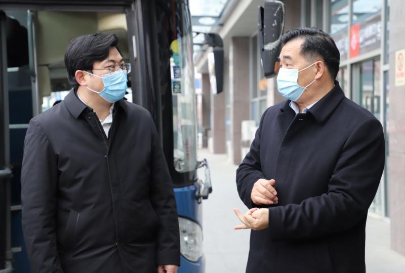 市委常委、武進區(qū)委書記喬俊杰督查武進汽車站春運及疫情防控工作